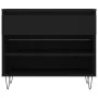Mueble zapatero madera contrachapada negro 70x36x60 cm by , Shoe racks and shoe organizers - Ref: Foro24-831437, Price: 53,87...
