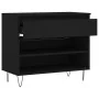 Mueble zapatero madera contrachapada negro 70x36x60 cm by , Shoe racks and shoe organizers - Ref: Foro24-831437, Price: 53,87...