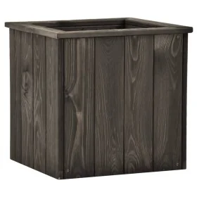 Arriate de madera maciza de pino gris oscuro 38x41x40 cm von , Töpfe und Pflanzgefäße - Ref: Foro24-315416, Preis: 51,32 €, R...