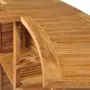 Mesa de bar plegable de madera teca maciza 155x53x105 cm by , Garden tables - Ref: Foro24-43804, Price: 422,52 €, Discount: %