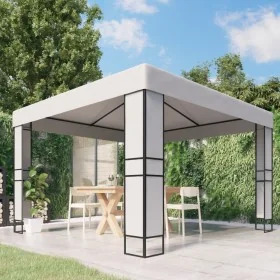 Cenador con doble techo blanco 3x3 m von , Zelte und Pavillons - Ref: Foro24-47950, Preis: 229,72 €, Rabatt: %