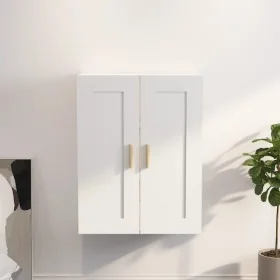 Armario de pared madera de ingeniería blanco 69,5x32,5x90 cm by , Shelves and shelves - Ref: Foro24-812294, Price: 75,37 €, D...