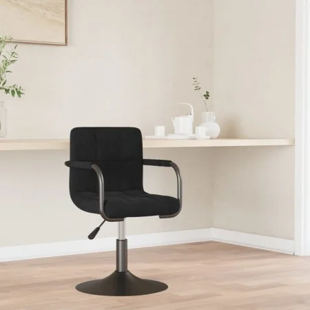 Silla de comedor de terciopelo negro by , dining chairs - Ref: Foro24-3087938, Price: 90,93 €, Discount: %