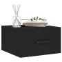 Mesitas de noche de pared 2 uds negro 35x35x20 cm by , Lockers and storage cabinets - Ref: Foro24-829839, Price: 58,18 €, Dis...