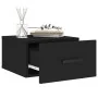Mesitas de noche de pared 2 uds negro 35x35x20 cm by , Lockers and storage cabinets - Ref: Foro24-829839, Price: 58,18 €, Dis...
