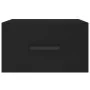 Mesitas de noche de pared 2 uds negro 35x35x20 cm by , Lockers and storage cabinets - Ref: Foro24-829839, Price: 58,18 €, Dis...