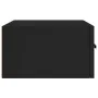 Mesitas de noche de pared 2 uds negro 35x35x20 cm by , Lockers and storage cabinets - Ref: Foro24-829839, Price: 58,18 €, Dis...