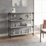 Estantería contrachapada y acero gris Sonoma 100x33x100 cm von , Bücherregale und Regale - Ref: Foro24-819360, Preis: 72,49 €...