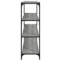 Estantería contrachapada y acero gris Sonoma 100x33x100 cm von , Bücherregale und Regale - Ref: Foro24-819360, Preis: 72,49 €...
