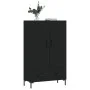Aparador alto madera de ingeniería negro 69,5x31x115 cm de , Aparadores - Ref: Foro24-828237, Precio: 106,53 €, Descuento: %