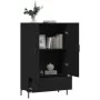 Aparador alto madera de ingeniería negro 69,5x31x115 cm de , Aparadores - Ref: Foro24-828237, Precio: 106,53 €, Descuento: %