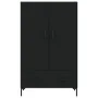 Aparador alto madera de ingeniería negro 69,5x31x115 cm de , Aparadores - Ref: Foro24-828237, Precio: 106,53 €, Descuento: %