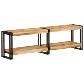 Mueble de TV madera maciza de mango 140x30x40 cm von , TV-Möbel - Ref: Foro24-356171, Preis: 121,48 €, Rabatt: %
