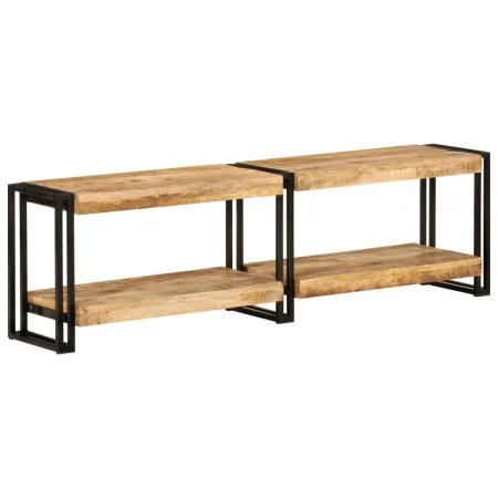 Mueble de TV madera maciza de mango 140x30x40 cm von , TV-Möbel - Ref: Foro24-356171, Preis: 121,38 €, Rabatt: %