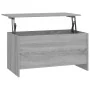 Mesa de centro madera ingeniería gris Sonoma 102x55,5x52,5 cm de , Mesas de centro - Ref: Foro24-819267, Precio: 62,02 €, Des...