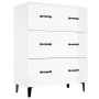 Aparador de madera contrachapada blanco brillante 69,5x34x90 cm de , Aparadores - Ref: Foro24-812165, Precio: 94,15 €, Descue...