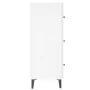 Aparador de madera contrachapada blanco brillante 69,5x34x90 cm de , Aparadores - Ref: Foro24-812165, Precio: 94,15 €, Descue...