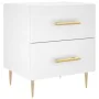 Mesita de noche madera de ingeniería blanco 40x35x47,5 cm by , Nightstands - Ref: Foro24-827276, Price: 65,61 €, Discount: %