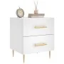 Mesita de noche madera de ingeniería blanco 40x35x47,5 cm by , Nightstands - Ref: Foro24-827276, Price: 65,61 €, Discount: %