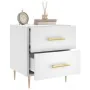 Mesita de noche madera de ingeniería blanco 40x35x47,5 cm by , Nightstands - Ref: Foro24-827276, Price: 65,61 €, Discount: %
