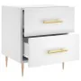 Mesita de noche madera de ingeniería blanco 40x35x47,5 cm by , Nightstands - Ref: Foro24-827276, Price: 65,61 €, Discount: %