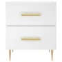 Mesita de noche madera de ingeniería blanco 40x35x47,5 cm by , Nightstands - Ref: Foro24-827276, Price: 65,61 €, Discount: %
