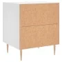 Mesita de noche madera de ingeniería blanco 40x35x47,5 cm by , Nightstands - Ref: Foro24-827276, Price: 65,61 €, Discount: %