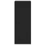 Armario de pared madera de ingeniería negro 34,5x34x90 cm by , Sideboards - Ref: Foro24-830517, Price: 57,72 €, Discount: %