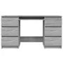 Escritorio de madera contrachapada gris Sonoma 140x50x77 cm von , Schreibtische - Ref: Foro24-815439, Preis: 173,78 €, Rabatt: %