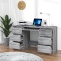 Escritorio de madera contrachapada gris Sonoma 140x50x77 cm von , Schreibtische - Ref: Foro24-815439, Preis: 173,78 €, Rabatt: %