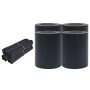 Paneles de privacidad 4 uds PVC gris oscuro mate 35x0,19 m by , fence panels - Ref: Foro24-147868, Price: 85,38 €, Discount: %