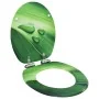 Asiento WC tapa de cierre suave MDF verde diseño gotas de agua by , Toilet and bidet seats - Ref: Foro24-146915, Price: 45,98...