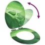 Asiento WC tapa de cierre suave MDF verde diseño gotas de agua by , Toilet and bidet seats - Ref: Foro24-146915, Price: 45,98...