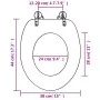 Asiento WC tapa de cierre suave MDF verde diseño gotas de agua by , Toilet and bidet seats - Ref: Foro24-146915, Price: 45,98...