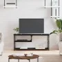 Mueble de TV madera contrachapada y acero negro 103x38x46,5 cm de , Muebles TV - Ref: Foro24-831823, Precio: 56,62 €, Descuen...