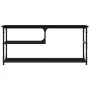 Mueble de TV madera contrachapada y acero negro 103x38x46,5 cm de , Muebles TV - Ref: Foro24-831823, Precio: 56,62 €, Descuen...