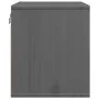 Armario de pared de madera maciza de pino gris 45x30x35 cm de , Estantes y estanterías - Ref: Foro24-813439, Precio: 38,64 €,...