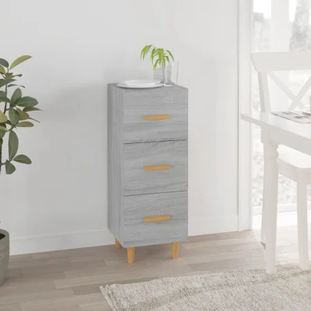 Aparador madera de ingeniería gris Sonoma 34,5x34x90 cm by , Sideboards - Ref: Foro24-817409, Price: 62,50 €, Discount: %