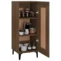 Aparador madera de ingeniería marrón roble 34,5x34x90 cm de , Aparadores - Ref: Foro24-817437, Precio: 53,11 €, Descuento: %