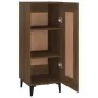 Aparador madera de ingeniería marrón roble 34,5x34x90 cm de , Aparadores - Ref: Foro24-817437, Precio: 53,11 €, Descuento: %