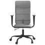 Silla de oficina altura ajustable tela malla y cuero PE gris by , Office chairs - Ref: Foro24-353014, Price: 81,47 €, Discoun...