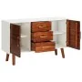 Aparador de madera maciza de acacia y MDF 110x35x70 cm by , Sideboards - Ref: Foro24-327458, Price: 147,21 €, Discount: %