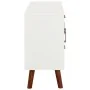 Aparador de madera maciza de acacia y MDF 110x35x70 cm by , Sideboards - Ref: Foro24-327458, Price: 147,21 €, Discount: %