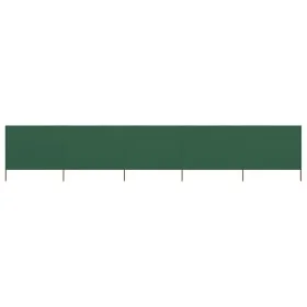Paravientos de playa de 5 paneles tela verde 600x160cm von , Sonnenschirme - Ref: Foro24-47167, Preis: 81,43 €, Rabatt: %