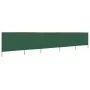 Paravientos de playa de 5 paneles tela verde 600x160cm by , Umbrellas - Ref: Foro24-47167, Price: 81,43 €, Discount: %
