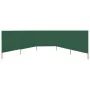 Paravientos de playa de 5 paneles tela verde 600x160cm by , Umbrellas - Ref: Foro24-47167, Price: 81,43 €, Discount: %