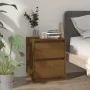 Mesitas de noche 2 uds madera de pino marrón miel 40x35x50 cm by , Nightstands - Ref: Foro24-813322, Price: 64,25 €, Discount: %