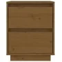 Mesitas de noche 2 uds madera de pino marrón miel 40x35x50 cm by , Nightstands - Ref: Foro24-813322, Price: 64,25 €, Discount: %