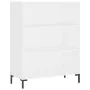 Estantería madera de ingeniería blanco 69,5x32,5x90 cm de , Librerías y estanterías - Ref: Foro24-828364, Precio: 61,53 €, De...