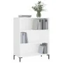 Estantería madera de ingeniería blanco 69,5x32,5x90 cm de , Librerías y estanterías - Ref: Foro24-828364, Precio: 61,53 €, De...